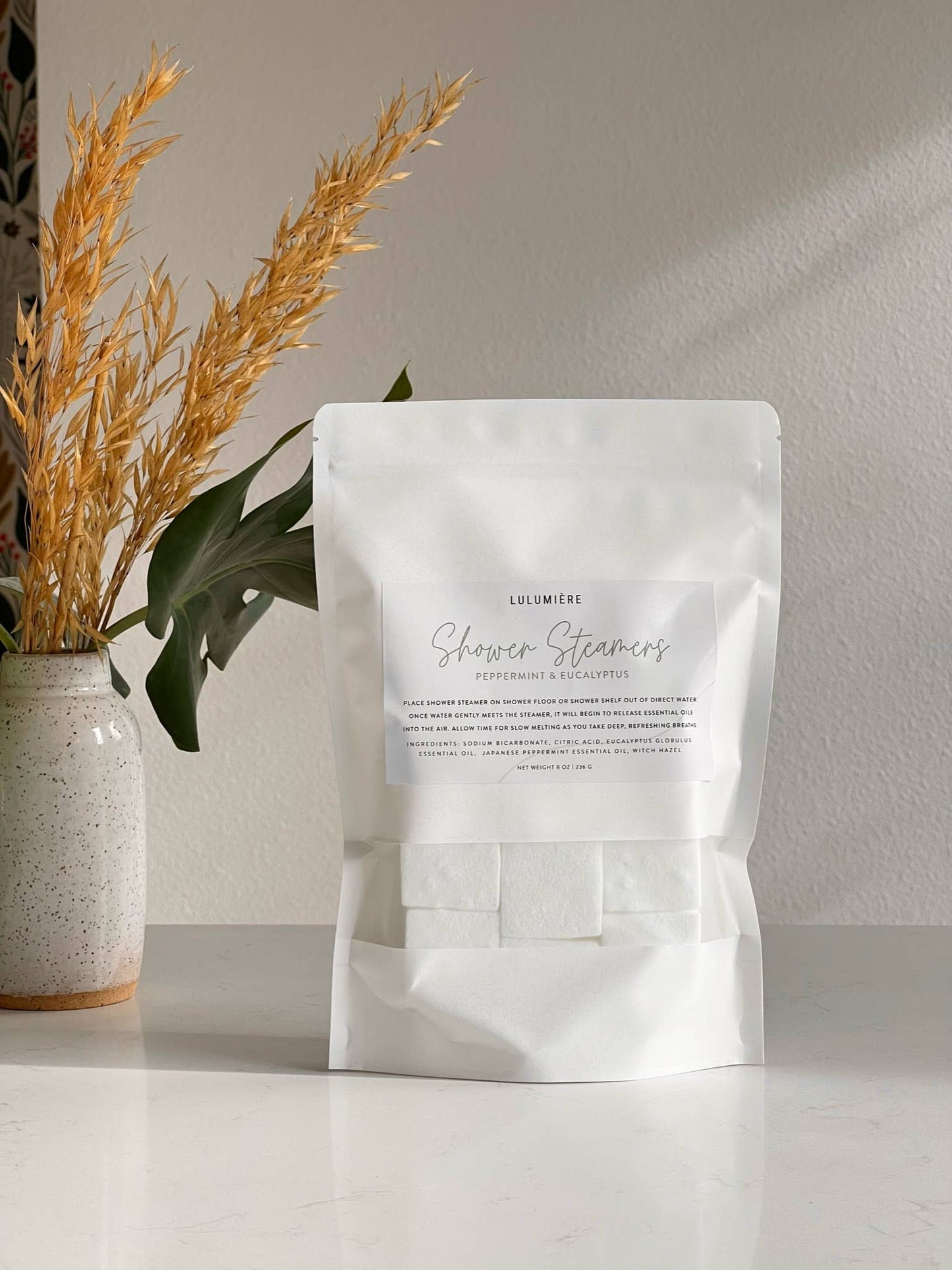Shower Steamers: Lavender & Eucalyptus in White