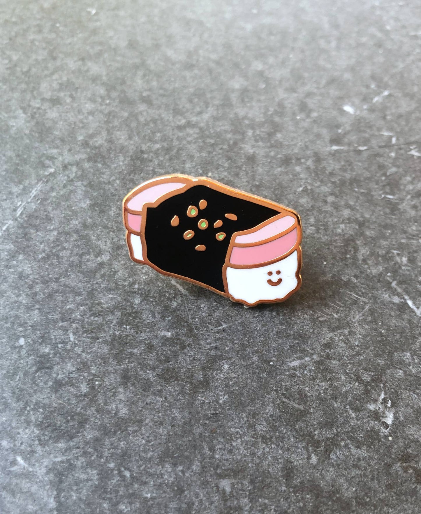 Musubi Mate Enamel Pin