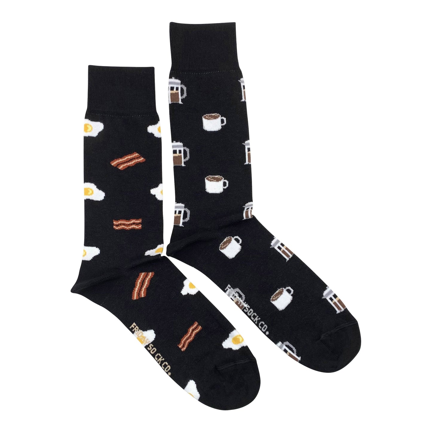 Breakfast Men's Mismatched Socks