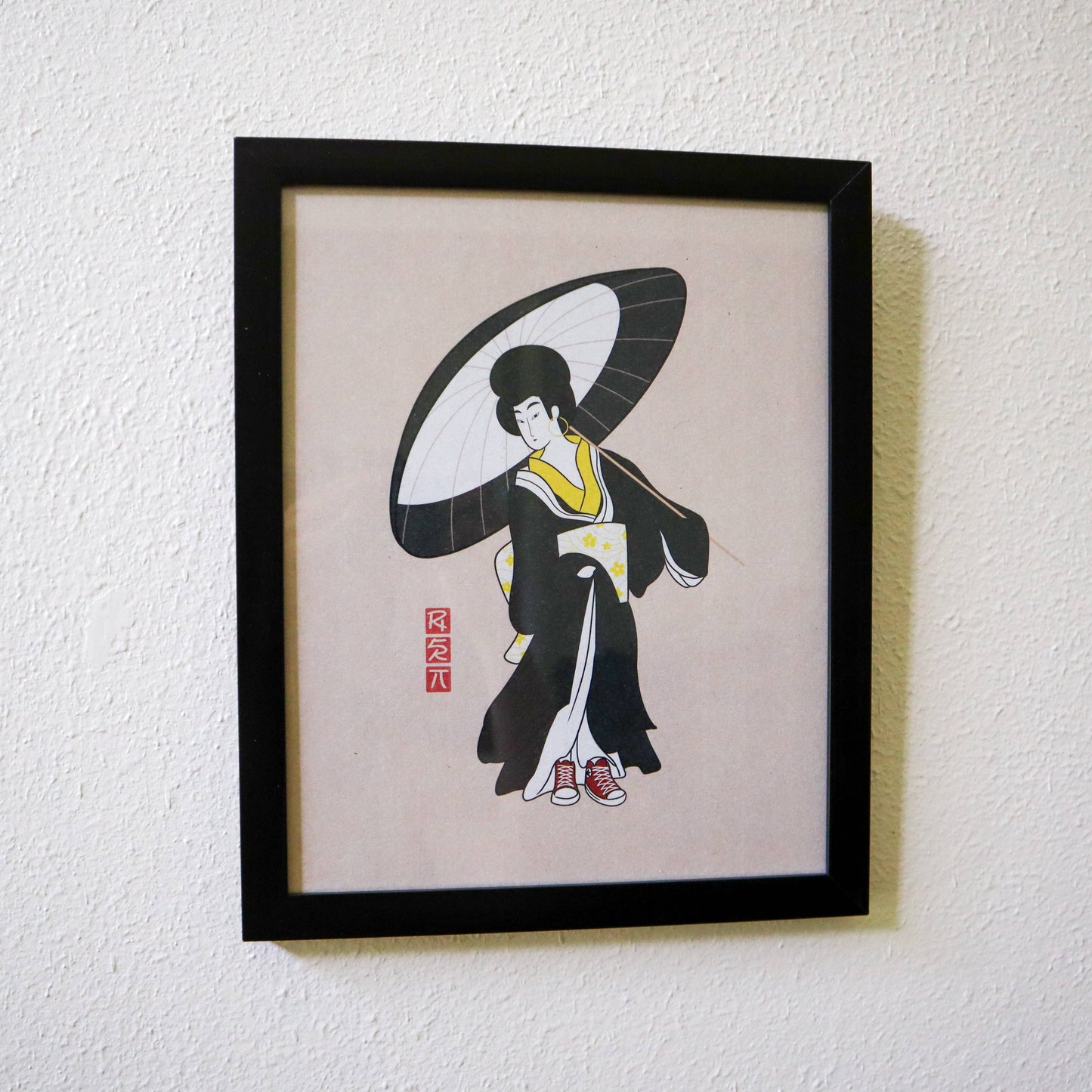 "Sneakers" Ukiyo-Today 8x10 Art Print