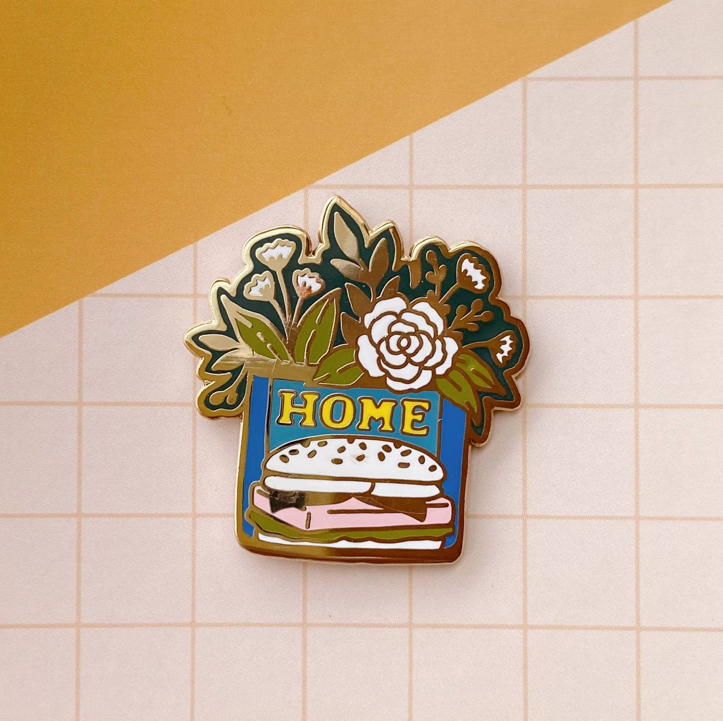 Home Enamel Pin