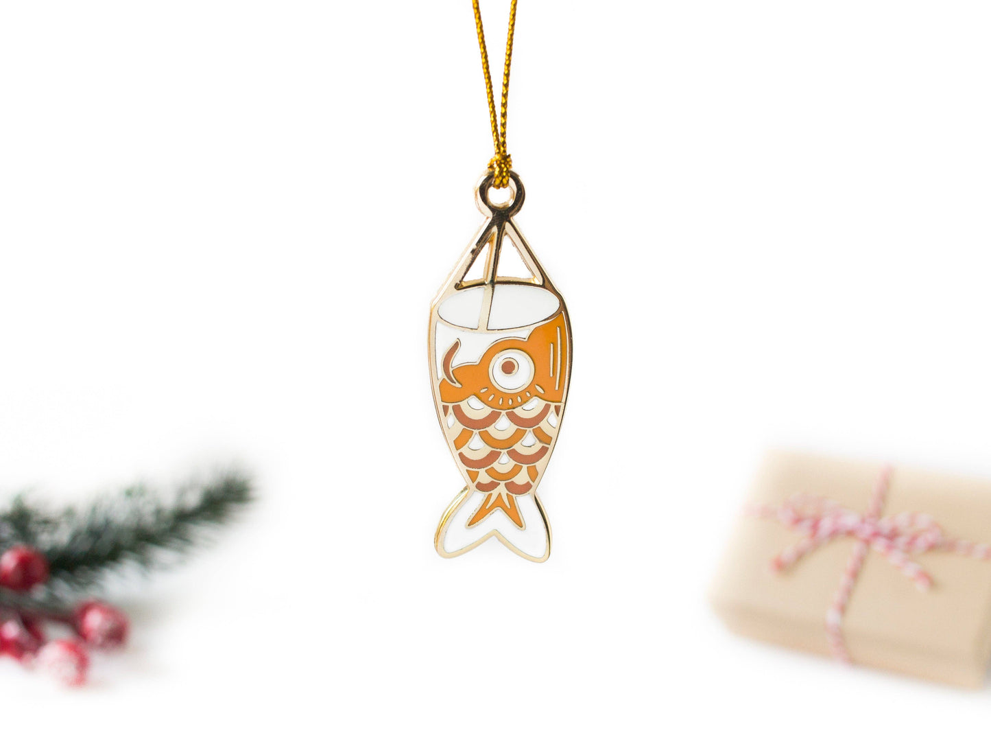 Orange Koinobori Ornament