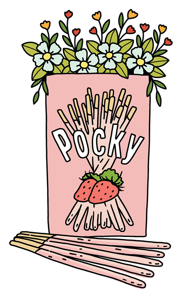 Pocky Sticker