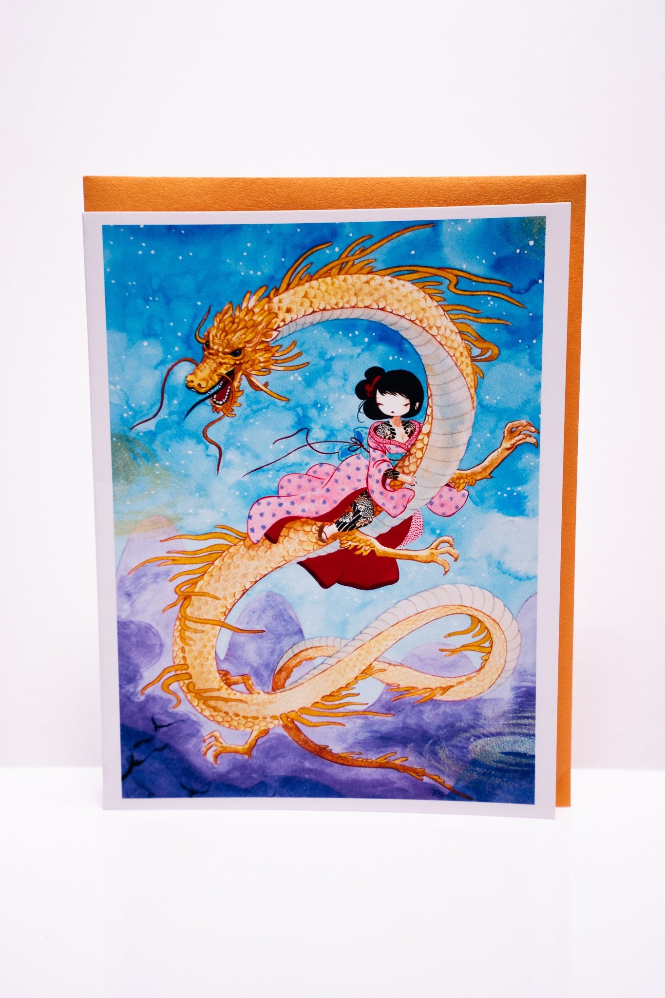 Dragon Girl Greeting Card
