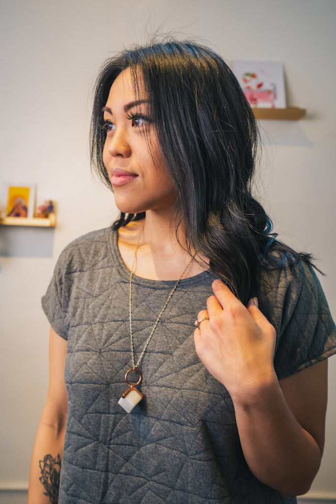 Quilted T-shirt Dress