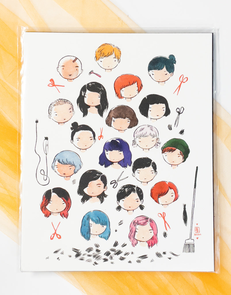 So Many Haircuts Print