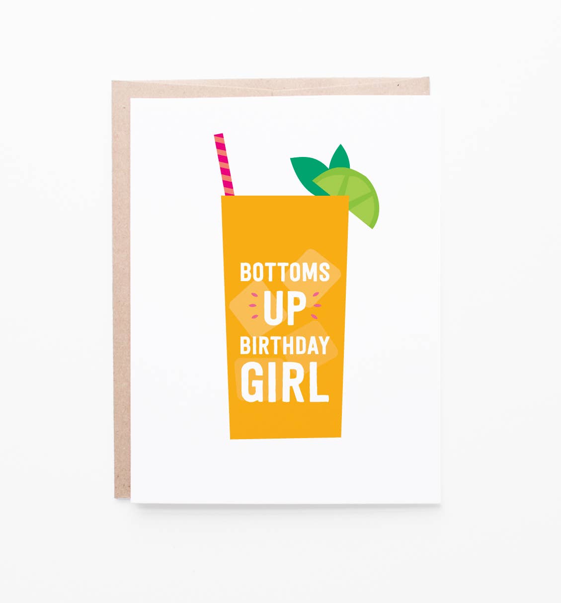 Bottoms Up Birthday Card