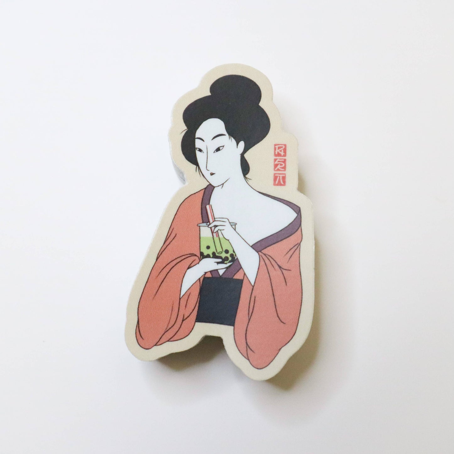 "Boba" Ukiyo-Today Vinyl Sticker