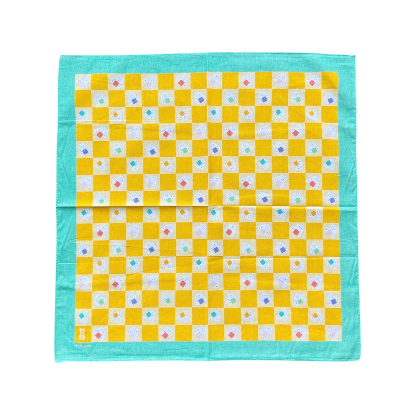 Green and Yellow Onigiri Bandana