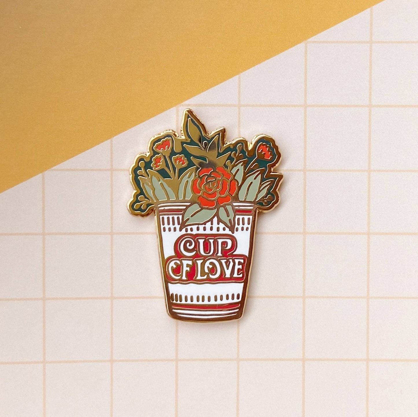 Cup of Love Enamel Pin