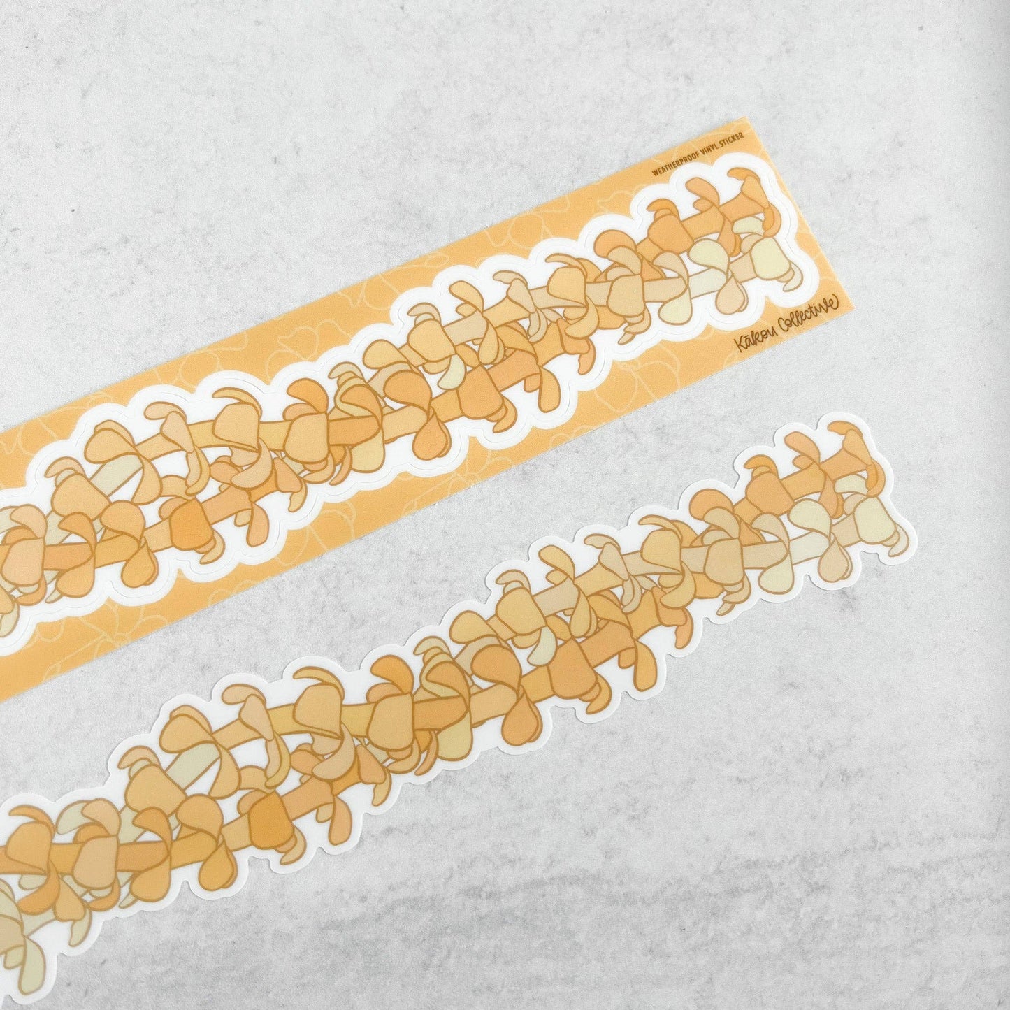 Double Puakenikeni Lei Vinyl Sticker