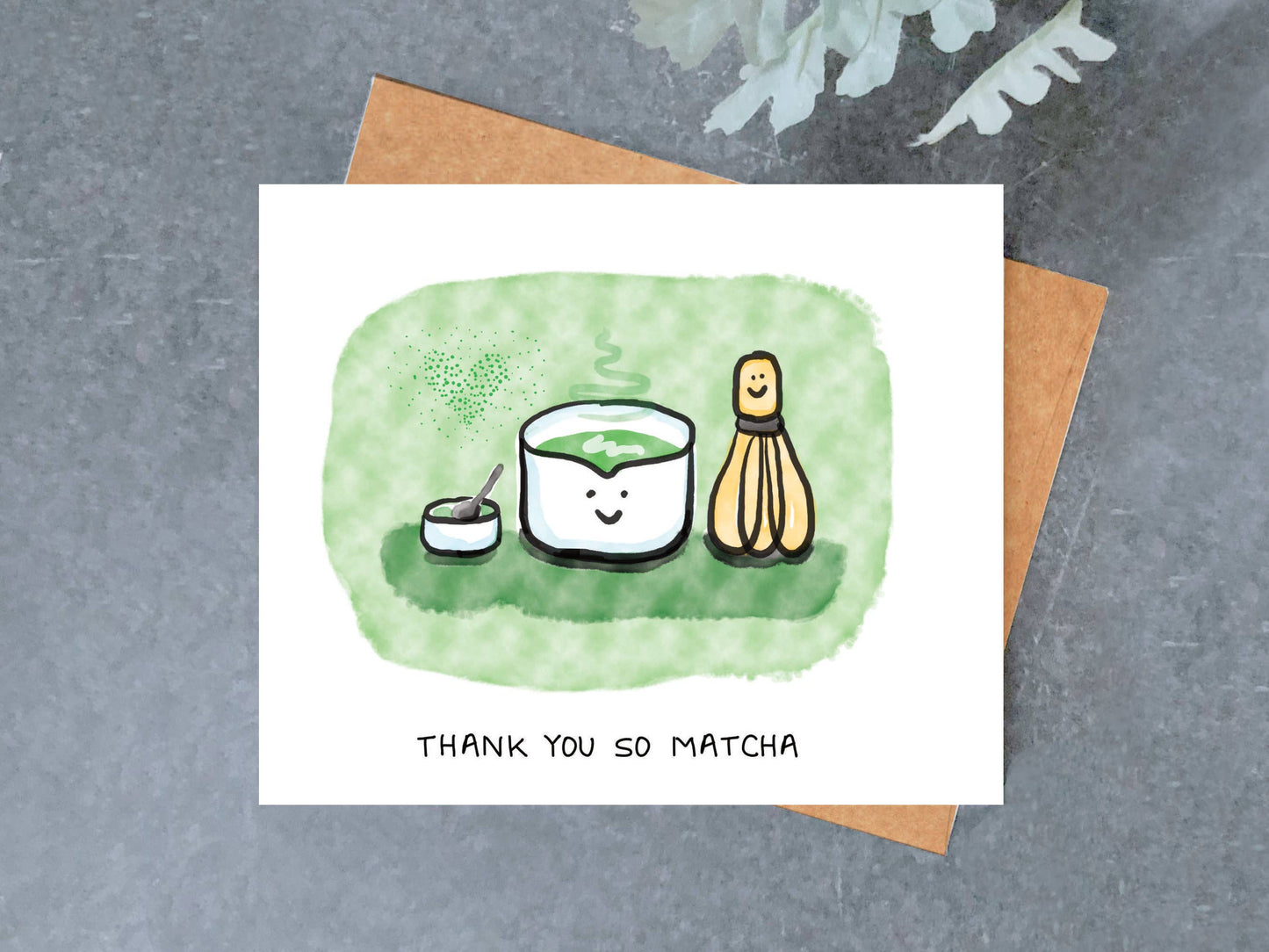 Thank You So Matcha Card