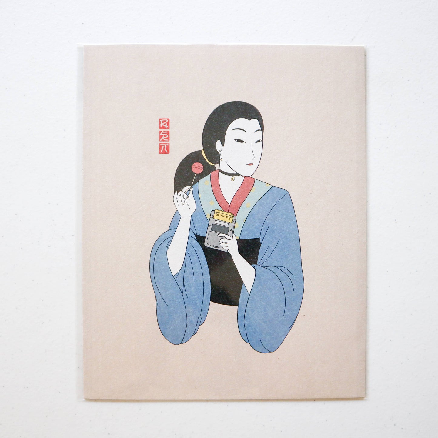 "Gamer" Ukiyo-Today Art Print