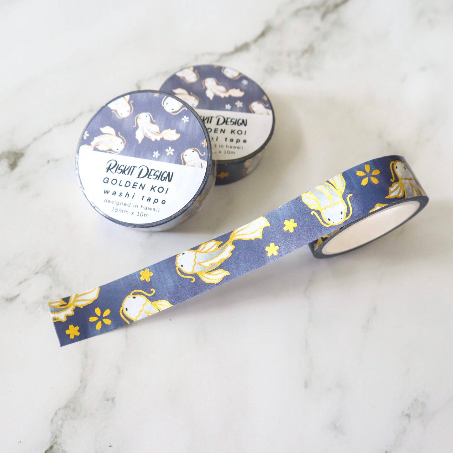 Golden Koi Gold Foiled Washi Tape
