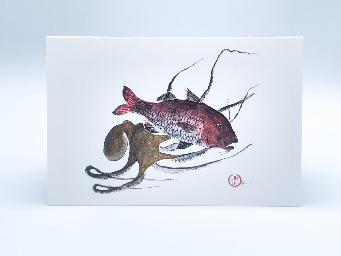 Munu + Tako Greeting Card