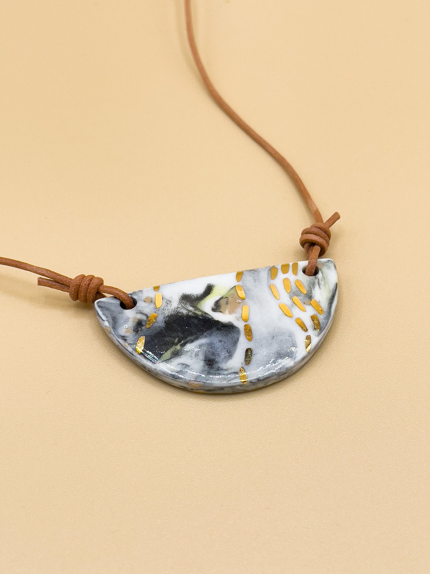 Ocean Hapa Moon Necklace