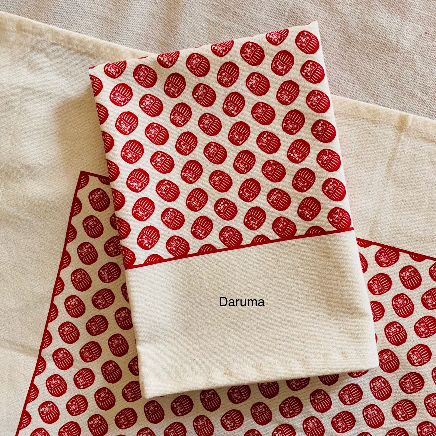 Daruma Tea Towel