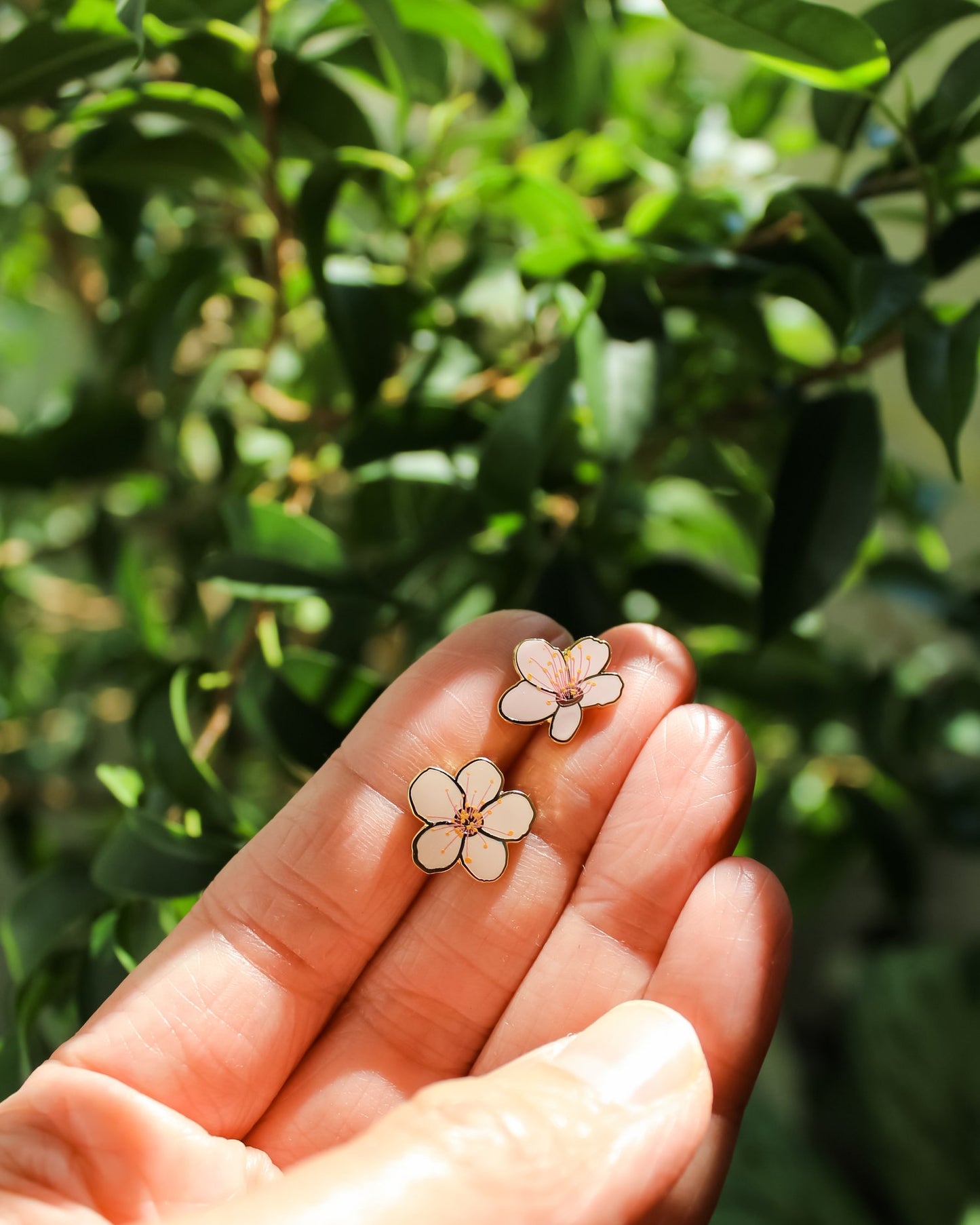 Cherry Blossoms Stud Earrings