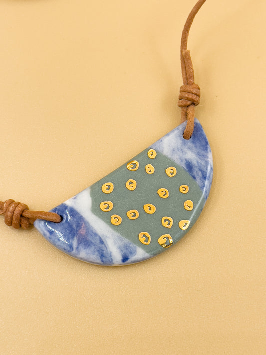 Ocean Hapa Moon Necklace
