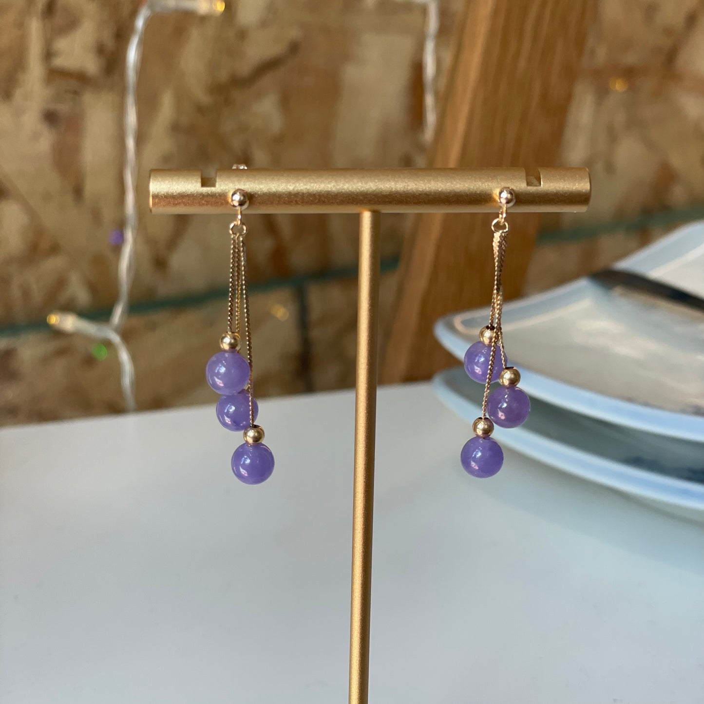 Amethyst Drop Earrings