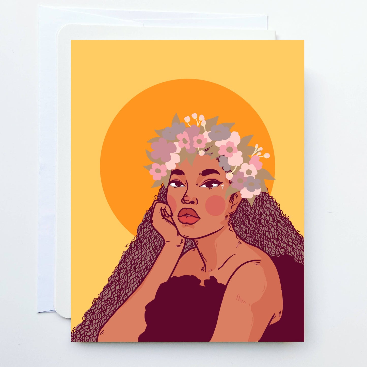Island Glow Greeting Card