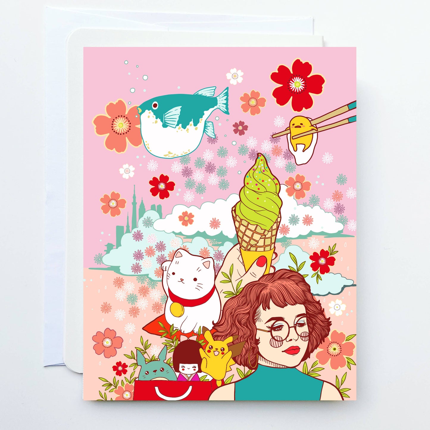 Japantown Greeting Card