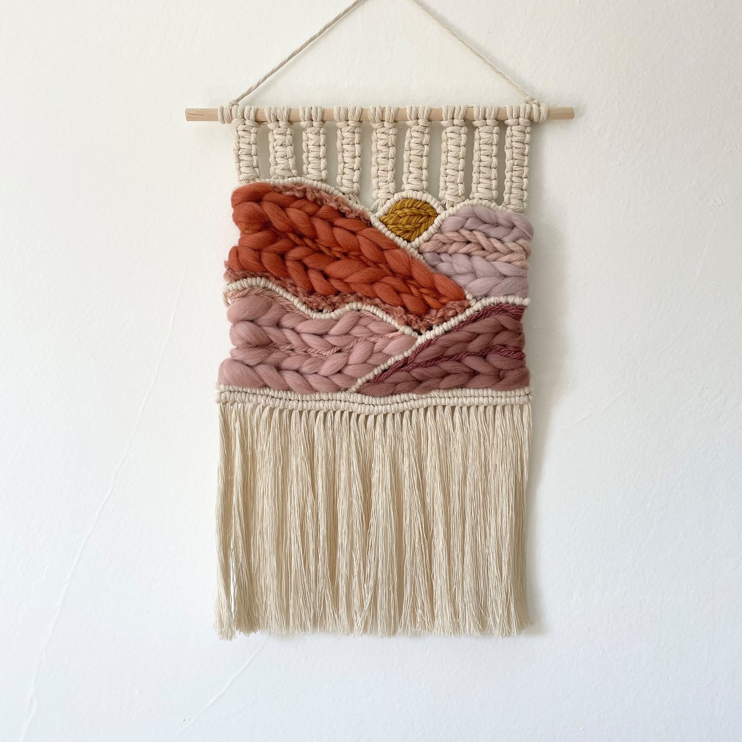 Sunset Mountains Macraweave