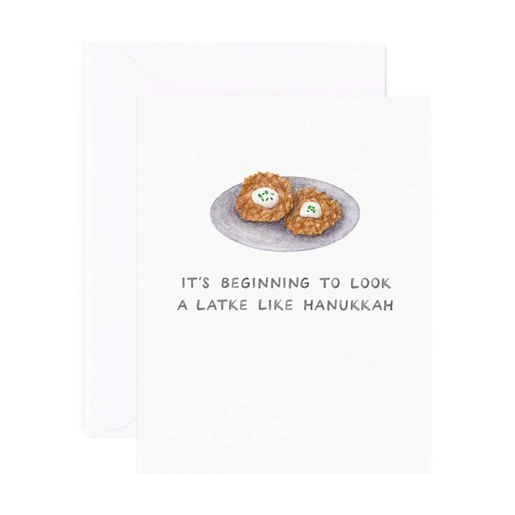 A Latke Like Hanukkah Card