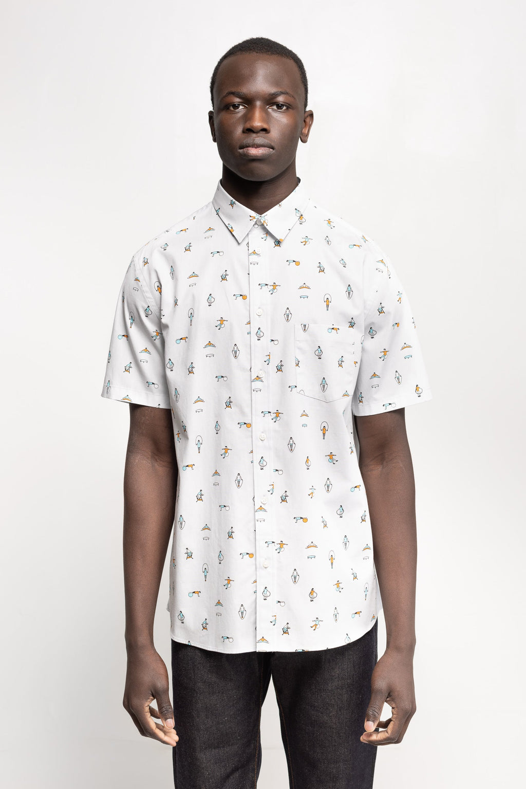 Shortsleeve Japanese Exercise Print