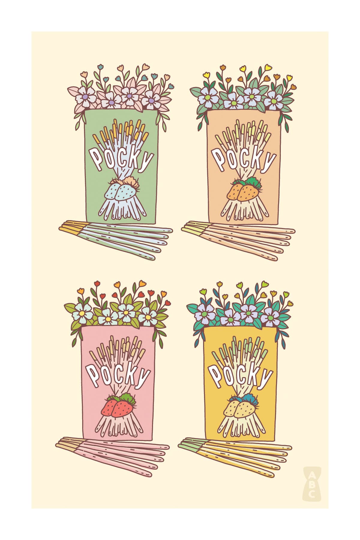 Pocky Art Print 4x6