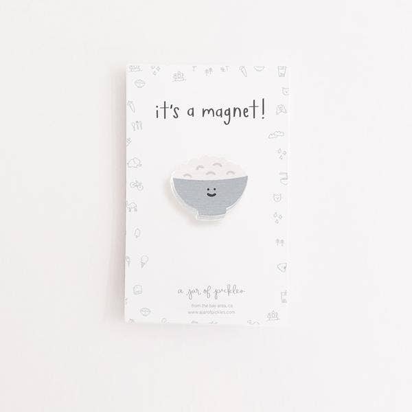 Rice Wood Magnet