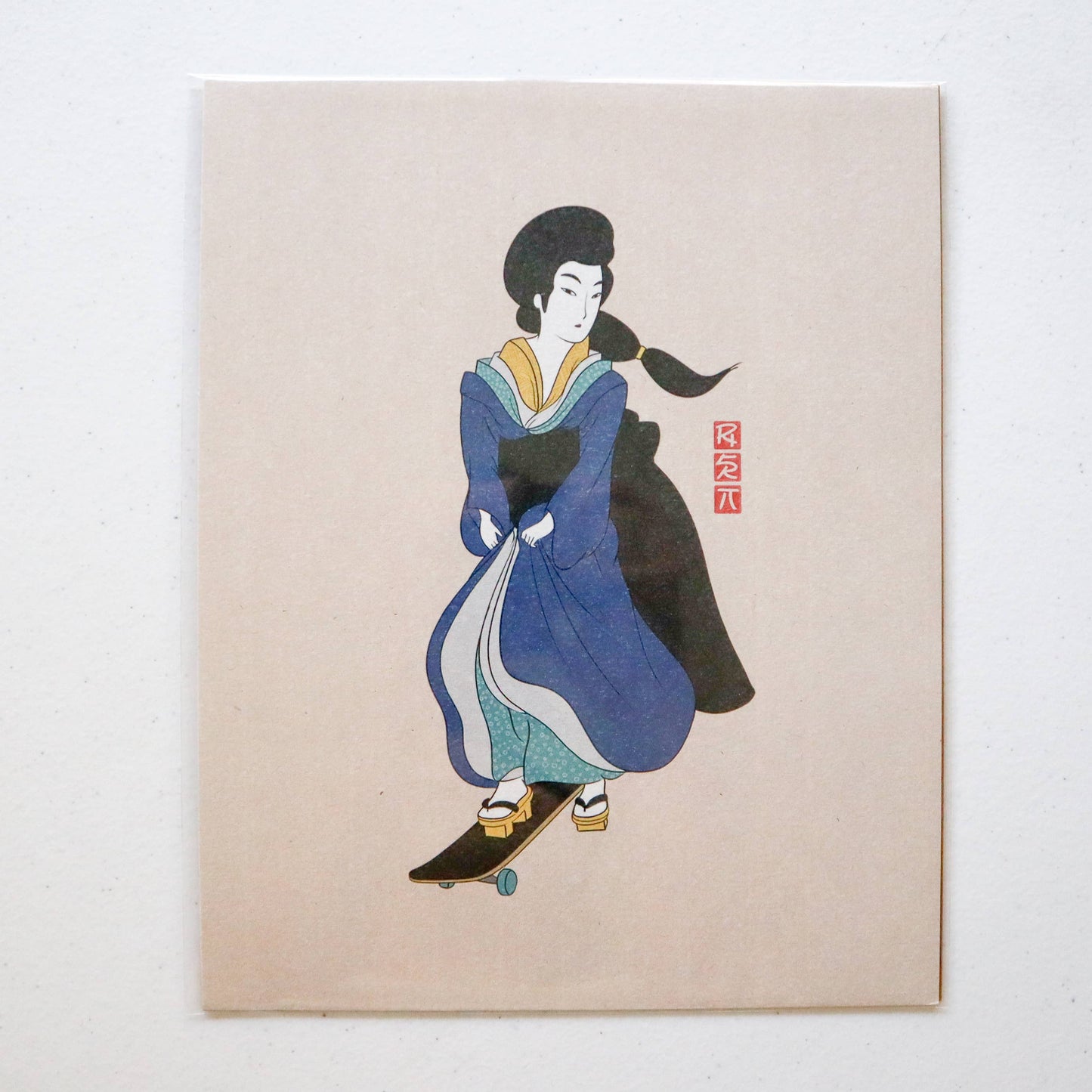 "Skate" Ukiyo-Today Art Print