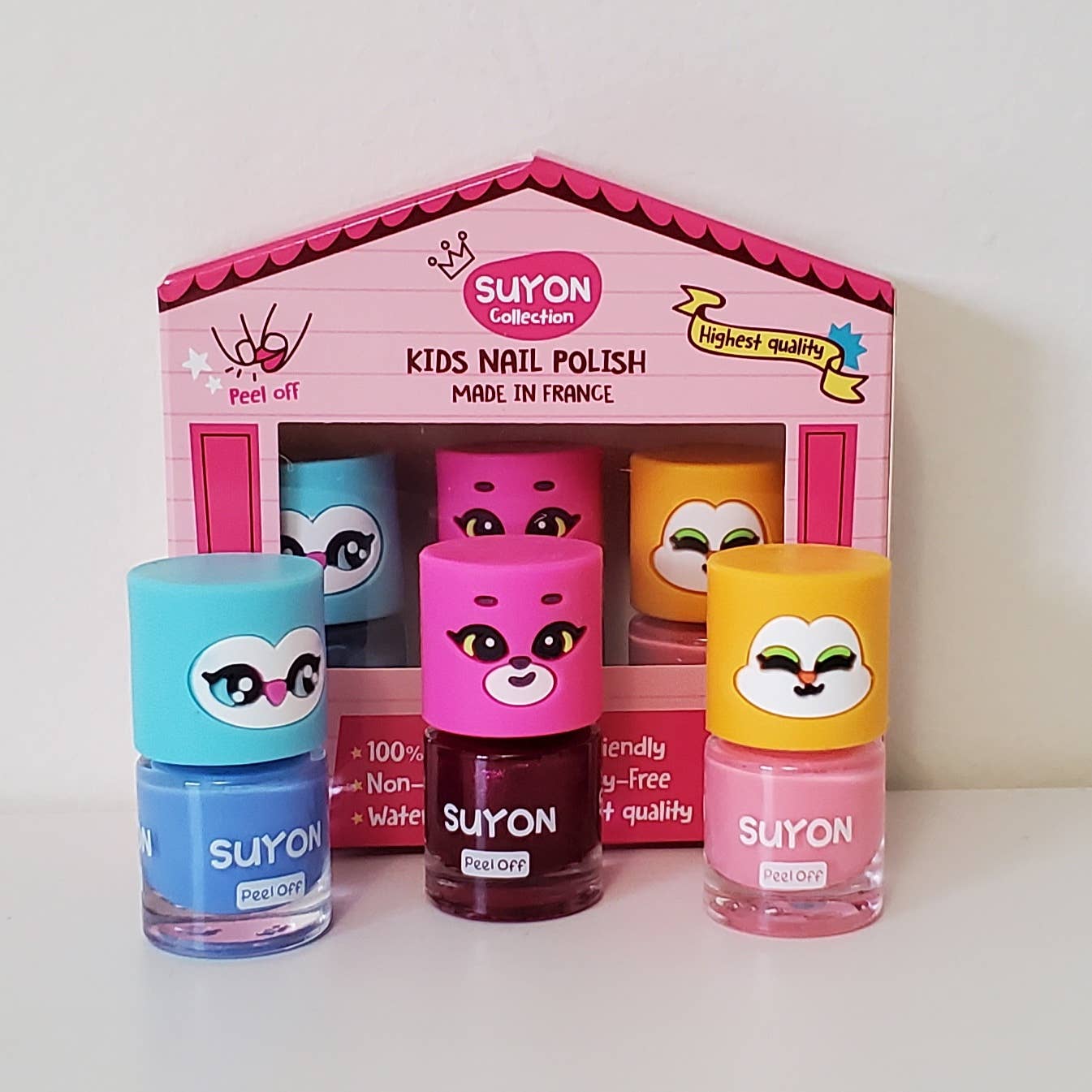 Animal Kids Nail Polish Gift Set