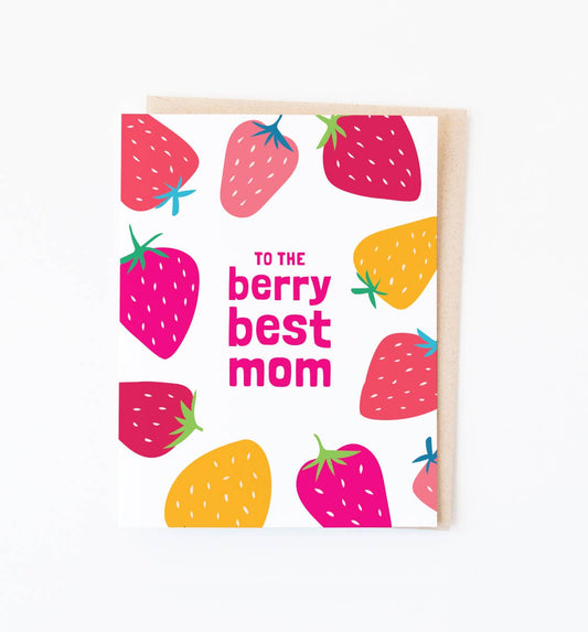 Berry Best Mom Mother's Day card