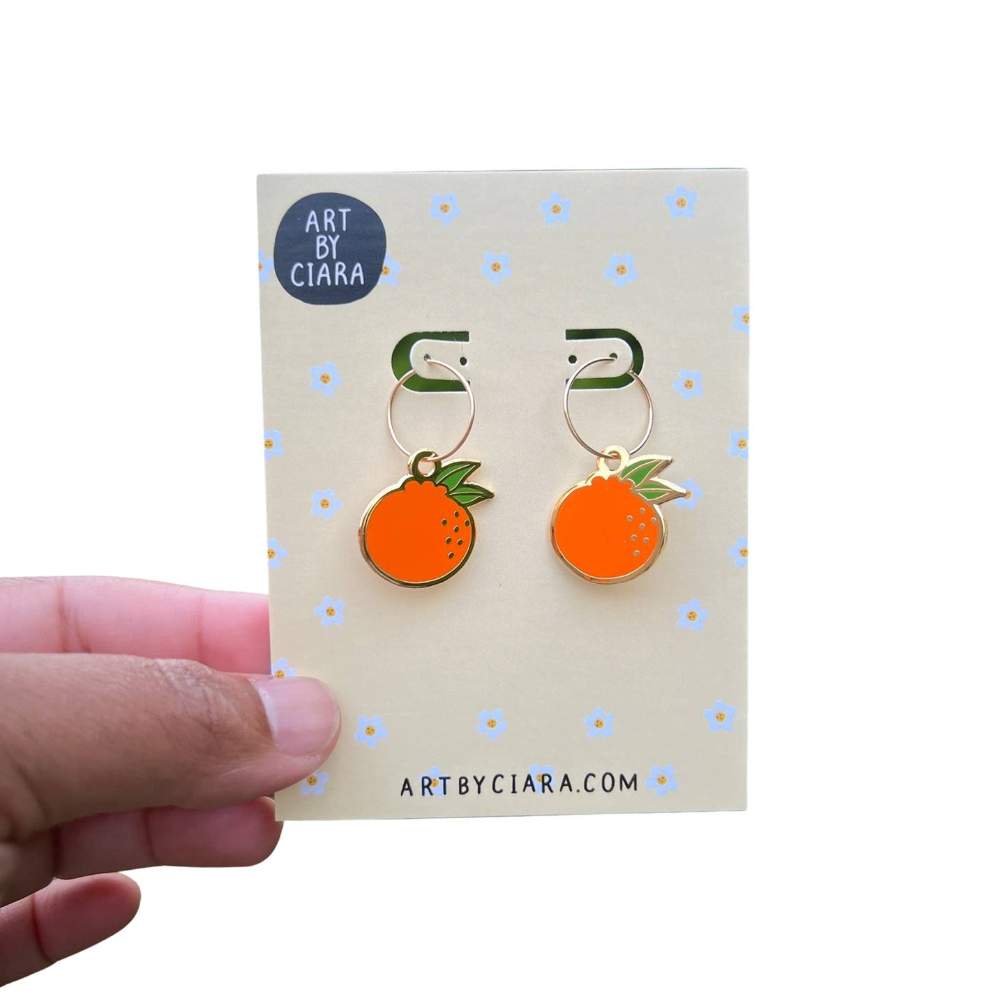 Gold Filled Clementine Hoop Earrings