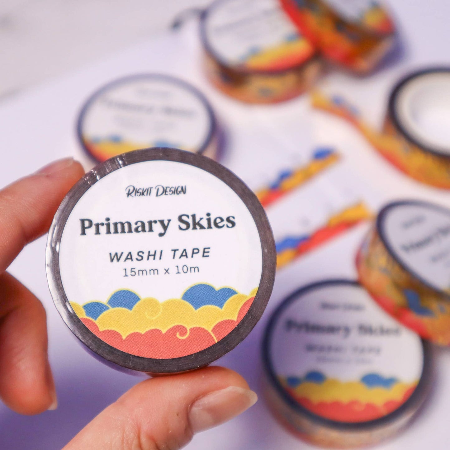 Primary Skies Clear Foiled Tape