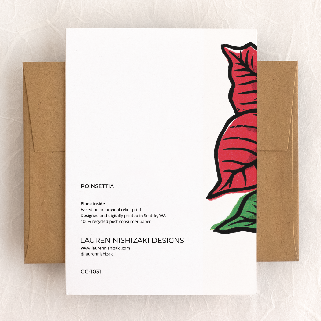 Poinsettia Card