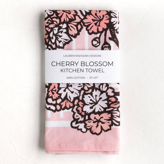 Cherry Blossom Kitchen Towel
