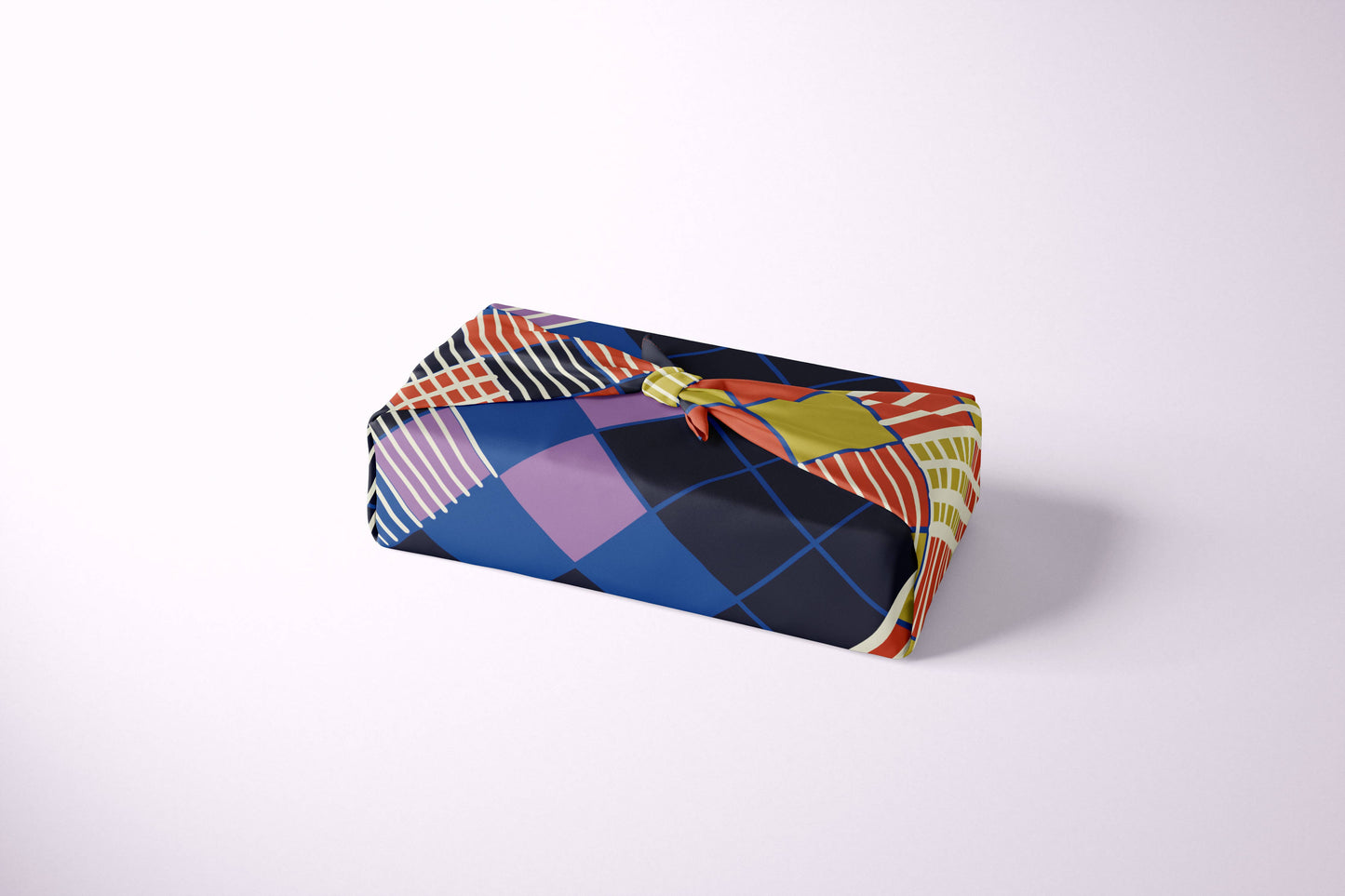 Furoshiki Reusable Japanese Fabric Gift Wrap Ichimatsu