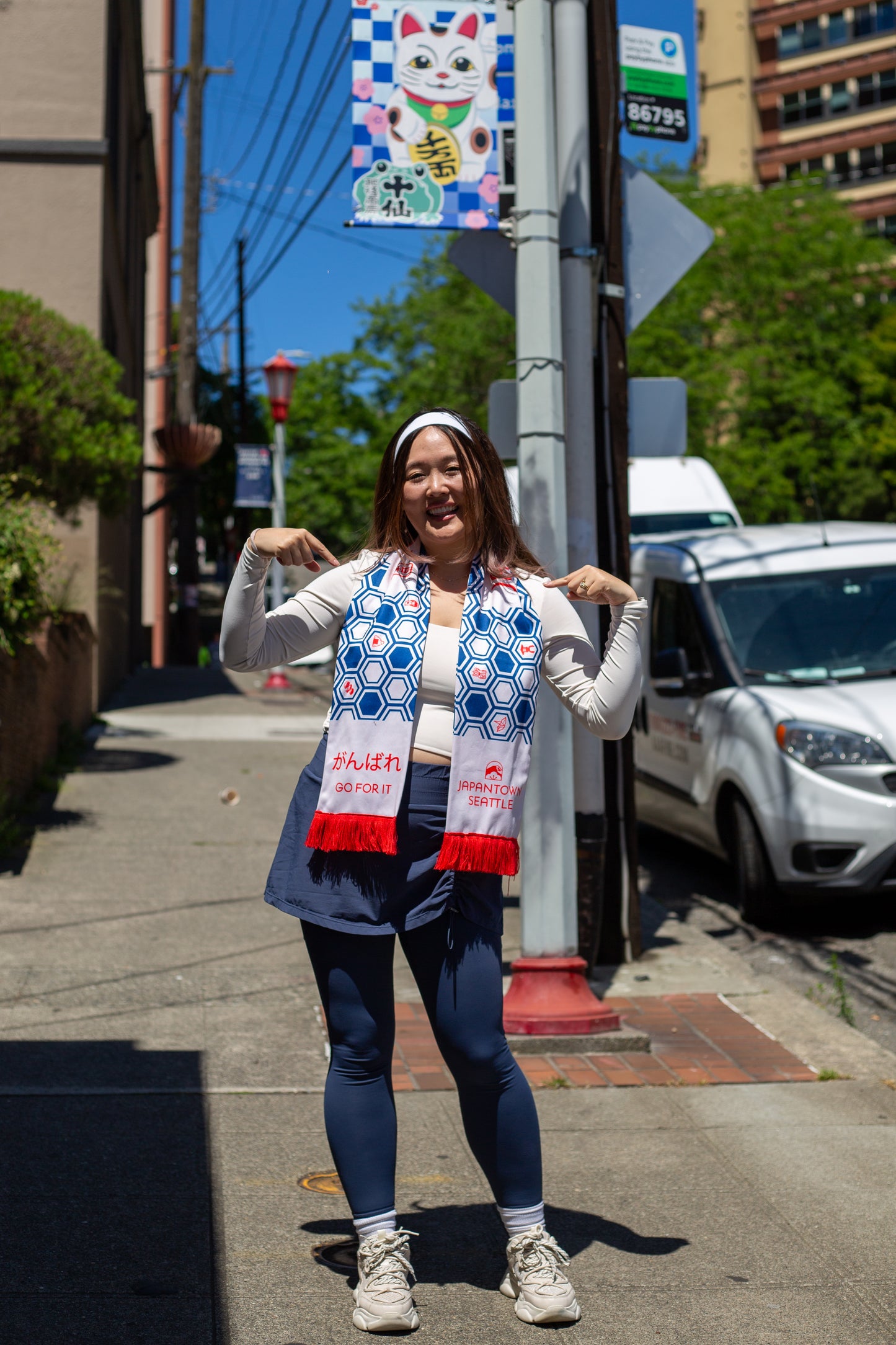 Japantown Seattle Summer Sports Scarf