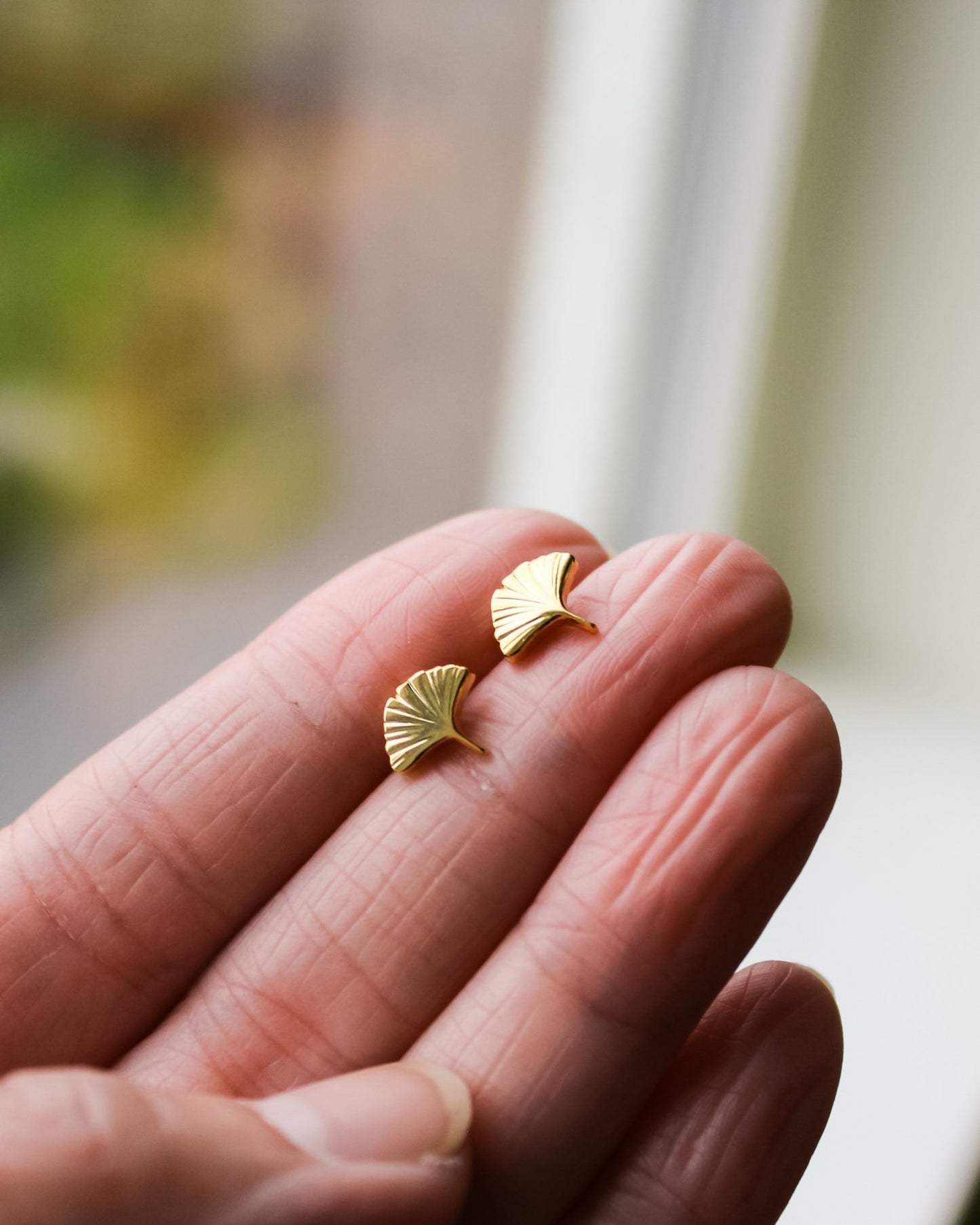 Ginkgo Studs