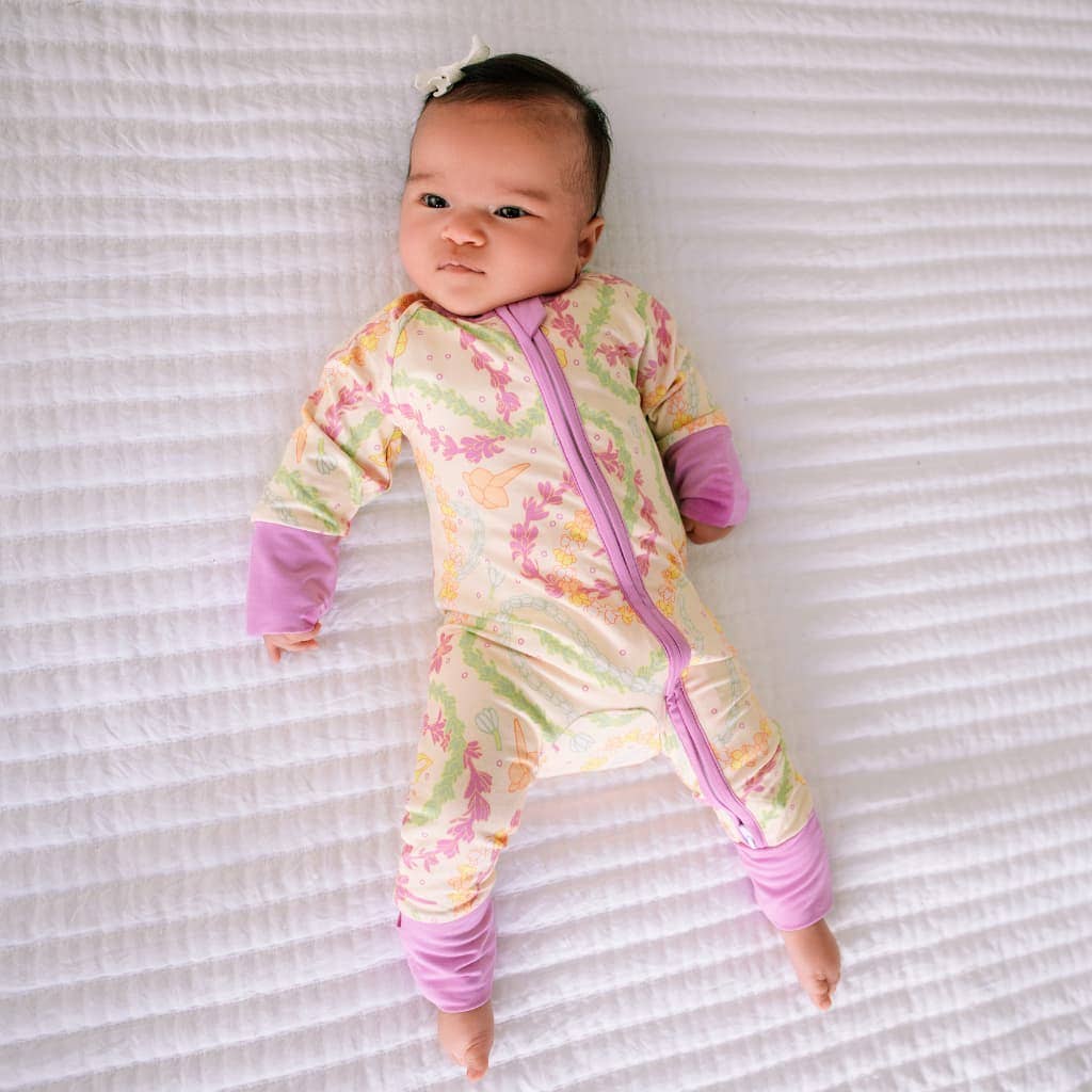 Lei Day in Sand Bamboo Coverall