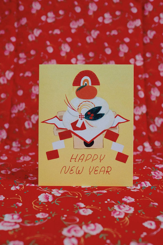 Kagami Mochi New Year Card