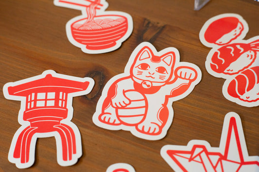 Maneki Neko Japantown Sticker
