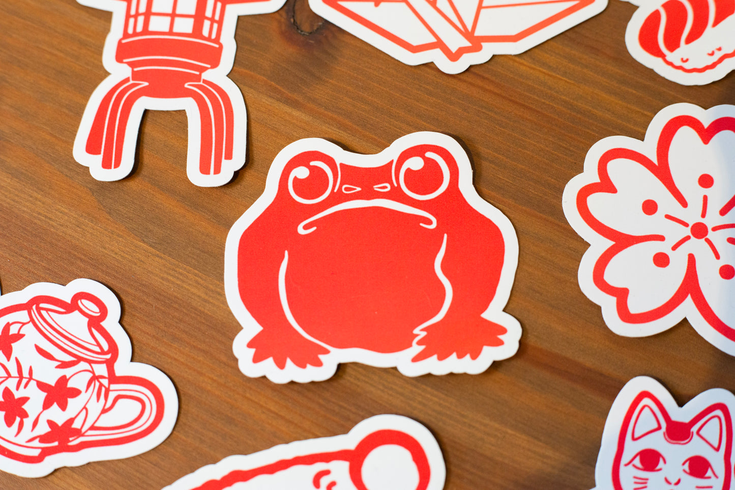 Chiyo's Garden Frog Japantown Sticker