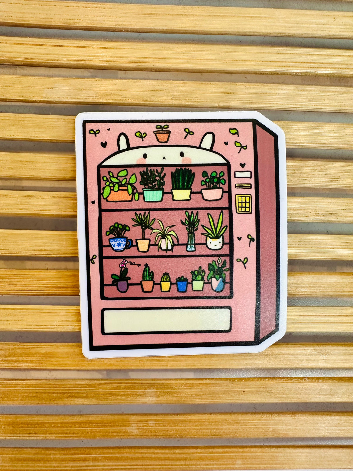 Plant Machine Sticker Plant Vending Machine Sticker – Shop Sairen