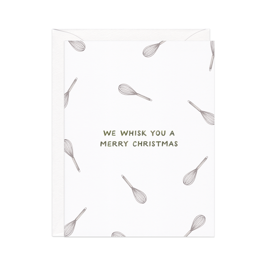 Whisk You Merry Christmas Holiday Card