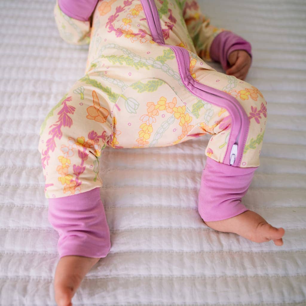 Lei Day in Sand Bamboo Coverall