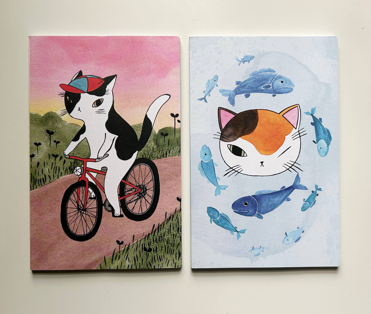 Curious Cat Club Notebook set of 2