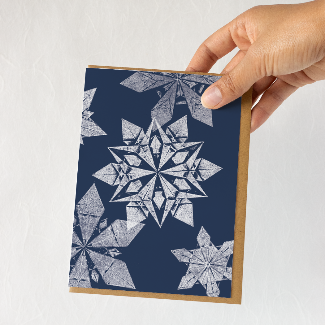 Snowflake Impressions Card